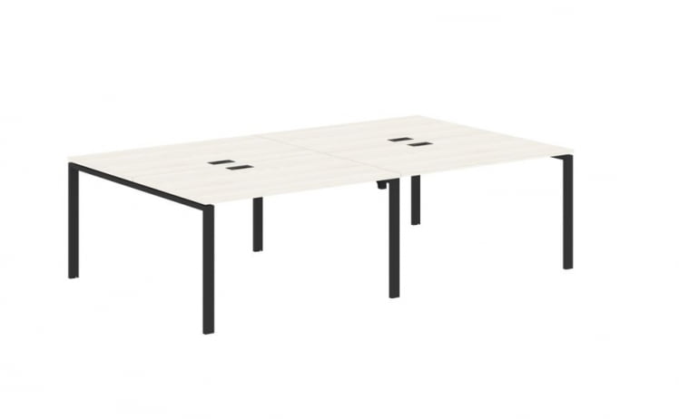 Бенч-система 4-местная EDIS EUWST 2716 Ясень Траун Черный_0