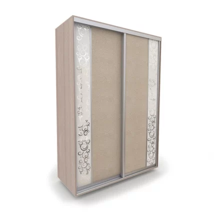 Шкаф-купе 2-х дверный Акцент-Вера КС 1000х600 Ясень шимо светлый_0