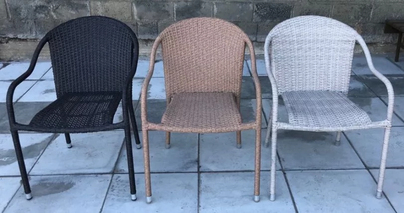 Плетеное кресло из искусственного ротанга AFM-318A-Brown_3