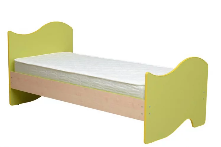 Кровать детская Юниор-11.2 900*2000 Дуб молочный/Синий_0