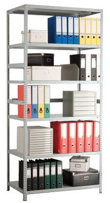 Стеллаж MS 185/100х30/5 Серый_0