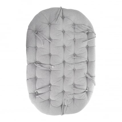 Диван MAMASAN/МАМАСАН 23/02 W /с подушкой/ 169х102х80 см, Antique brown, матрац 182х119 см, ткань серо-бежевая 3М 16/2_14