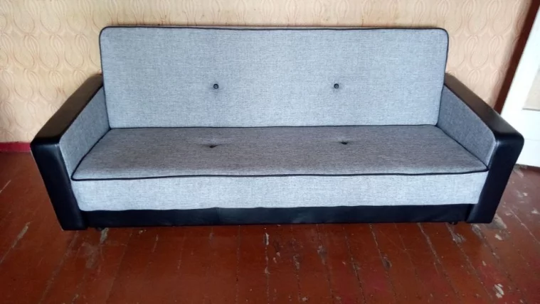 Диван-кровать Престиж Рогожка B1 Лаки блэк_5