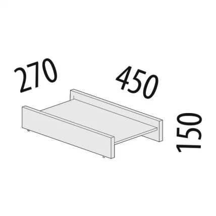 Тумба под системный блок Альфа 64.24 Дуб Кронберг_1