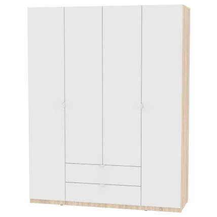 Шкаф распашный R-230х180х45-2-TR(ДСС-Белый)_0