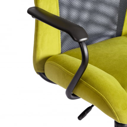 Кресло STAFF флок/ткань, олива/серый, 23/W-12_8