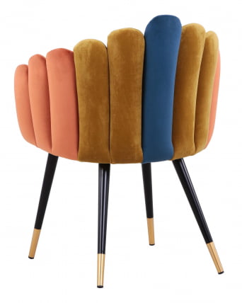 Кресло Камелия велюр Сине-зеленый_5