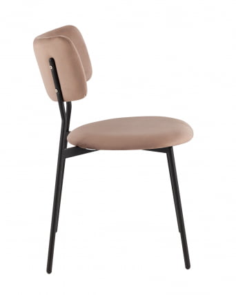 Стул Амелия велюр коричневый_2