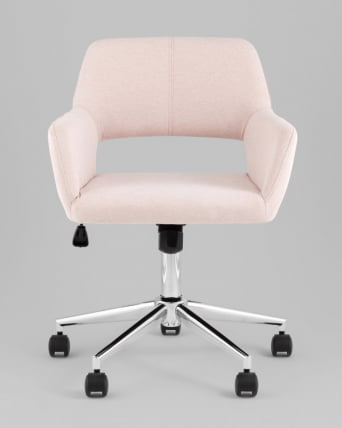 Стул офисный ROSS рогожка светло-розовый_1