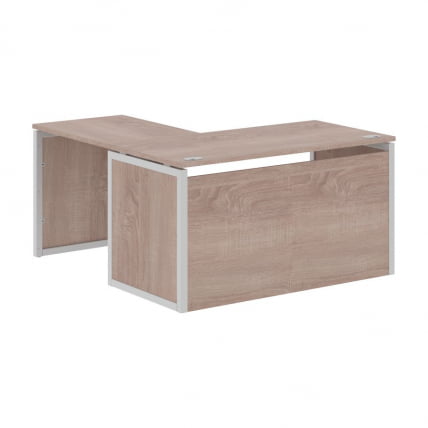 Стол письменный угловой правый XTEN-QP XQPCT 1415H R Дуб Сонома Серый_0