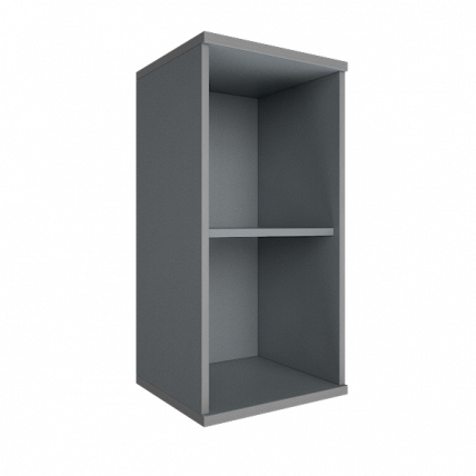 Стеллаж низкий узкий Riva А.СУ-3 Клен/Металлик_0