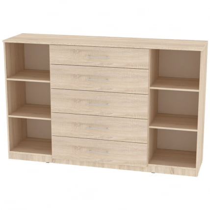 Комод Калисто(K34)1147х1802х468ручкарейлинг160мм(ВД)_1