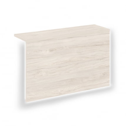 Накладка с подсветкой прямая высокая на 2 модуля О.R-F.MP.V-78 ONIX О.R-NP.V-78.2.S Денвер Светлый_0