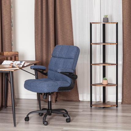 Кресло офисное Lugano ткань teddy, темно-синий_11