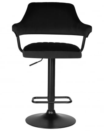 Стул барный DOBRIN CHARLY BLACK (черный велюр (MJ9-101))_5