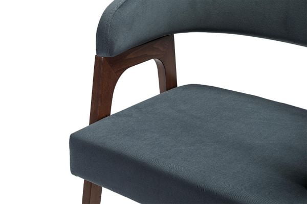 Кресло барное Baxter Б Grey/Темный орех_3