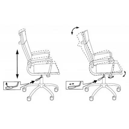 Кресло руководителя Бюрократ CH-993/IVORY_5