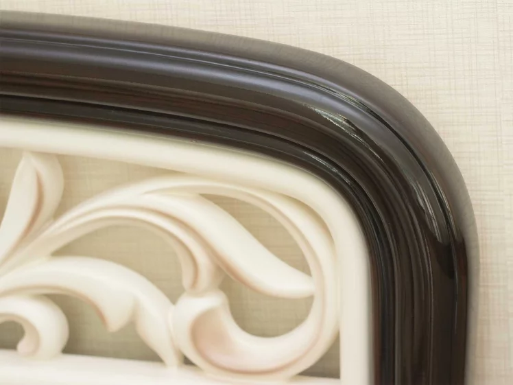 Кровать с подъемным механизмом 160*200 Катрин 92.21.1 Дуб венге Белый песок Санчо крем_3