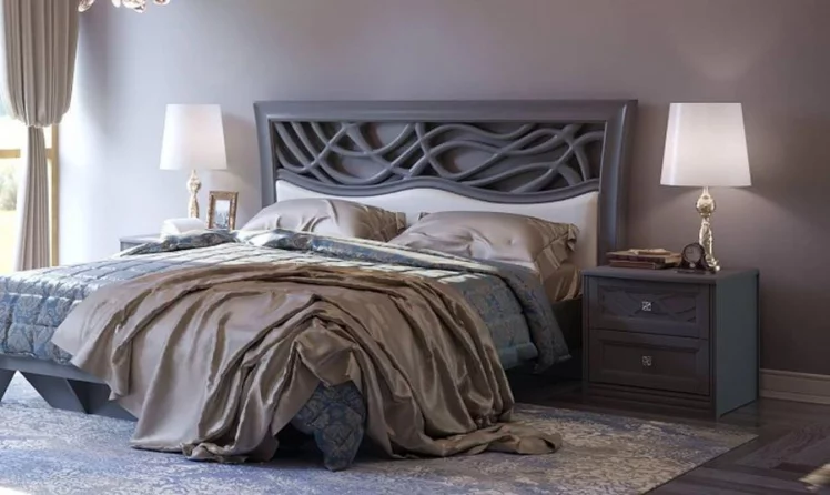 Комплект мебели для спальни Джулия №1 Оникс серый_1