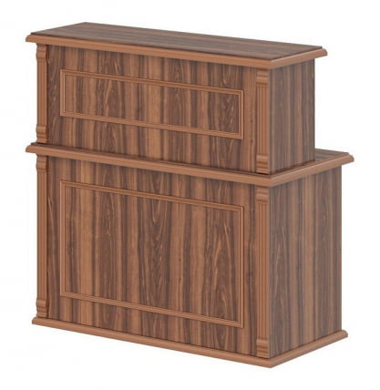 Стойка ресепшен RMS 120 Орех Даллас_0