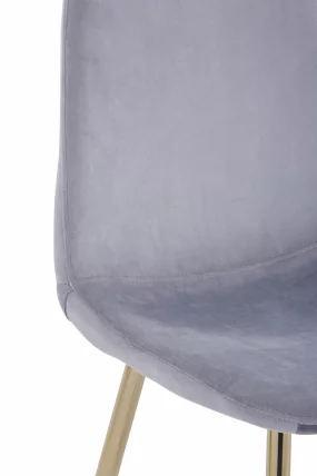 Стул Валенсия золотые ножки Серый_6