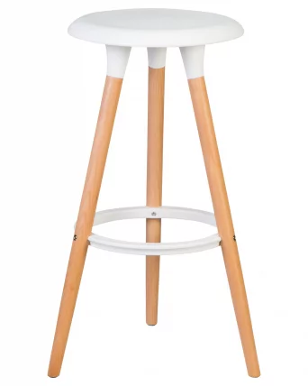 Табурет барный DOBRIN ROYCE Белый W-02_1