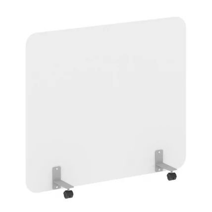 Перегородка на металлических опорах, на роликах R-line DP.R-140-120 Белый Бриллиант_0