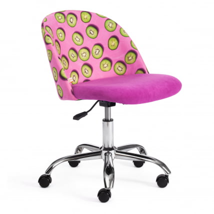 Кресло МЕЛОДЙ ткань/флок, фиолетовый, Ботаника 06 киви/138 / MELODY Botanica kiwi/138_0