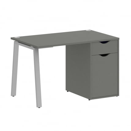 Стол письменный HOME OFFICE VR.SP-3-118.1.A Металлик/Серый металл_0