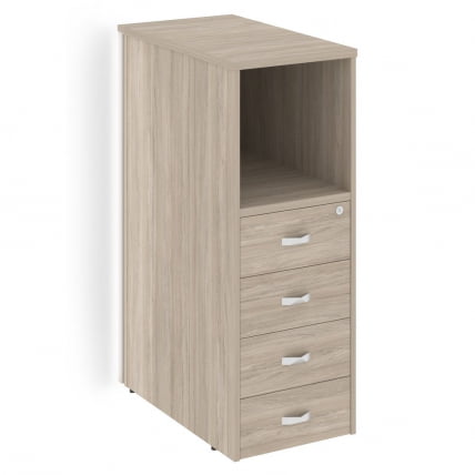 Тумба с подсветкой 4 ящика завершающая, левая ONIX O.R-TV-4.S(L) Дуб Аттик_0