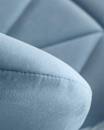 Стул барный DOBRIN BARNY Пудрово-голубой велюр MJ9-74_8