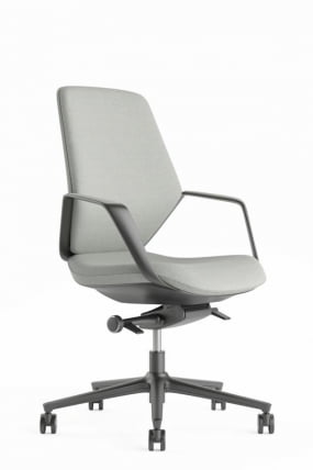 Кресло Дэвос-М СТАР-C-М Светло-серый/Металл Черный / Davos-M STAR-C-M_0