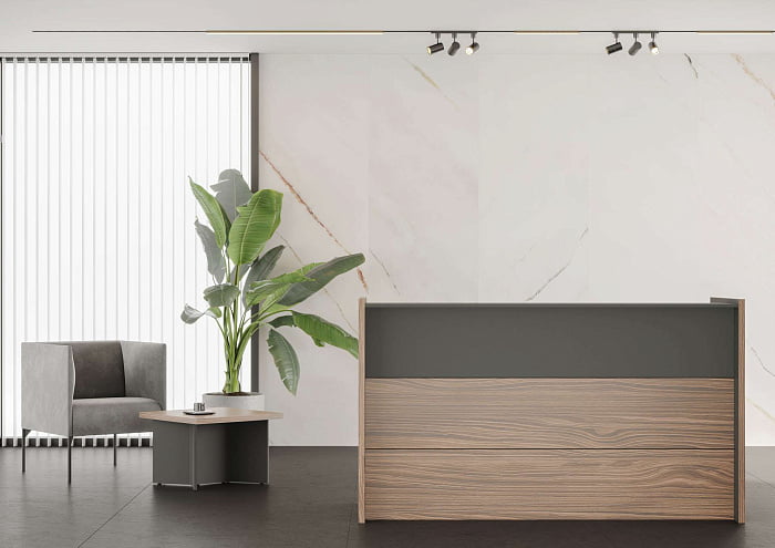 Стойка ресепшн DALI DLI37290432 Орех Антрацит_1