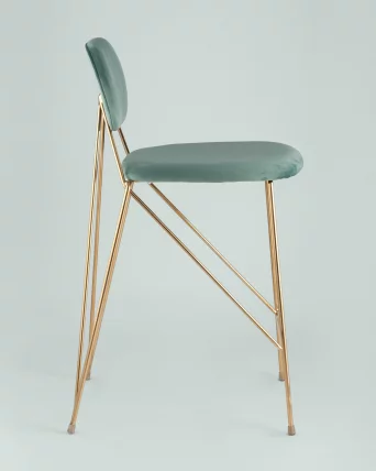 Стул полубарный Элис Мятный_3