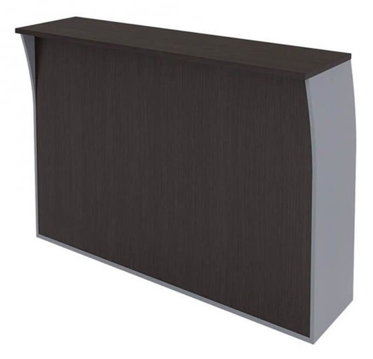 Стойка ресепшн прямая IMAGO РС-4 Венге Магия Металлик_0