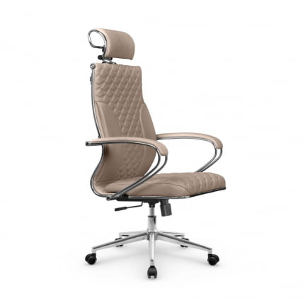 Кресло руководителя Metta L 2c 44C/K116 Infinity Easy Clean (MPES) Комплект 7 Темно-бежевое_1