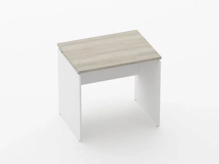 Стол прямой Deka ЛДСП каркас 75.06.08 Дуб Сантана светлый/Белый_0