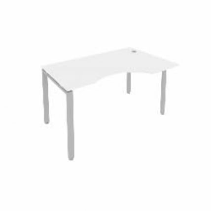 Стол письменный METAL SYSTEM Б.СА-2 Пр Белый/Серый_0