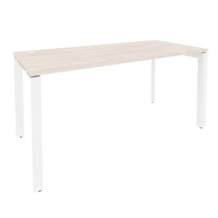Стол рабочий на П-образном м/к ONIX O.MP-SP-4.7 Денвер Светлый/Белый_0