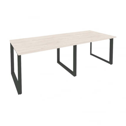 Стол переговорный (2 столешницы) ONIX O.MO-PRG-2.2 Денвер Светлый/Антрацит_0