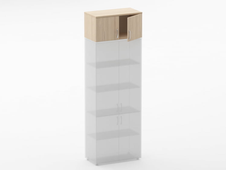 Антресоль широкая Glassy 6.04.131 Венге_1