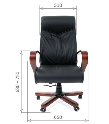 Кресло руководителя Chairman 420 WD Черный_3