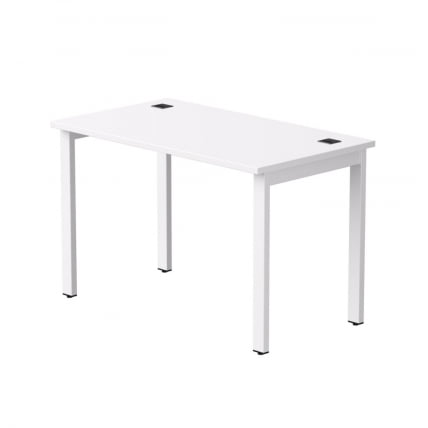 Стол прямой на металлокаркасе, опоры 45 гр Everprof EVO 254S002 Белый_0