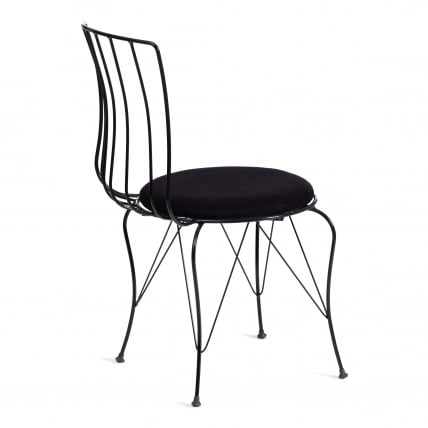 Стул LALITA (mod. 172) металл/ткань, 44 х 51.5 х 85 см, Black (черный)_2