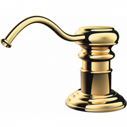 Дозатор Omoikiri Для Моющего Средства Om-01-G Латунь/Золото_0