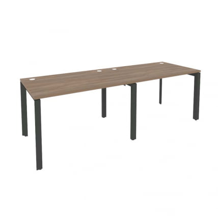 Рабочая станция на П-образном м/к ONIX O.MP-RS-2.2.8 Дуб Аризона/Антрацит_0