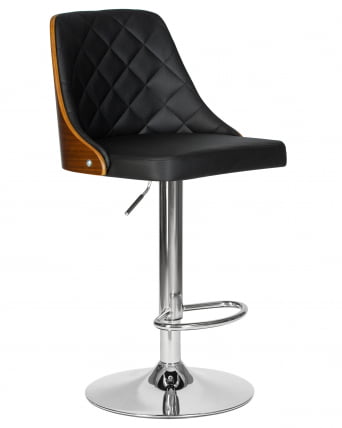 Стул барный DOBRIN MARTIN Черный PU ABA 001_1