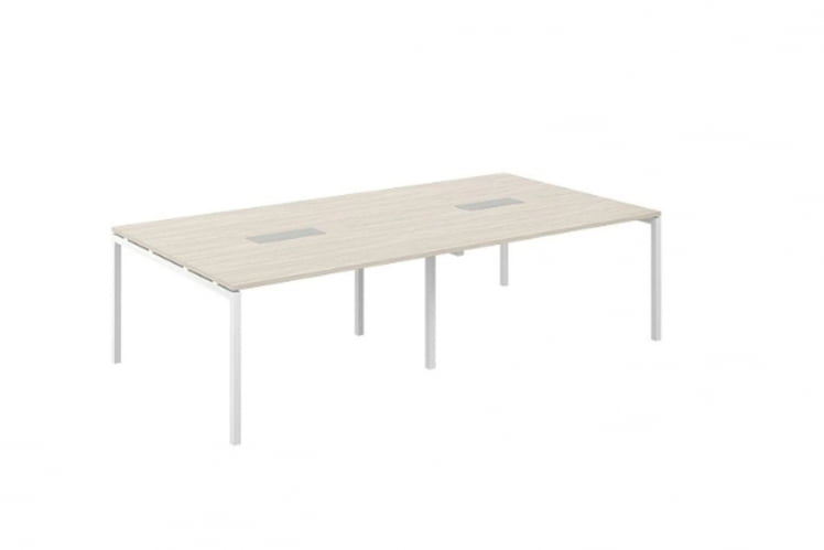 Стол переговорный Сигма СГ.275.ОЛ.44.ВХ Дуб светлый Белый / Sigma SG.275.OL.44.WH_0