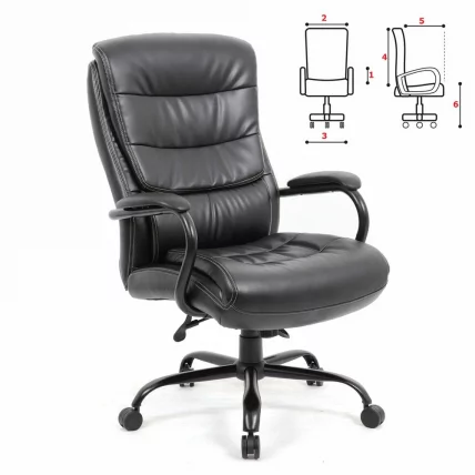 Кресло офисное BRABIX PREMIUM Heavy Duty HD-004 Черный_0