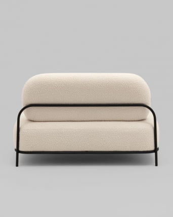 Диван Стоун new ткань букле молочный_4